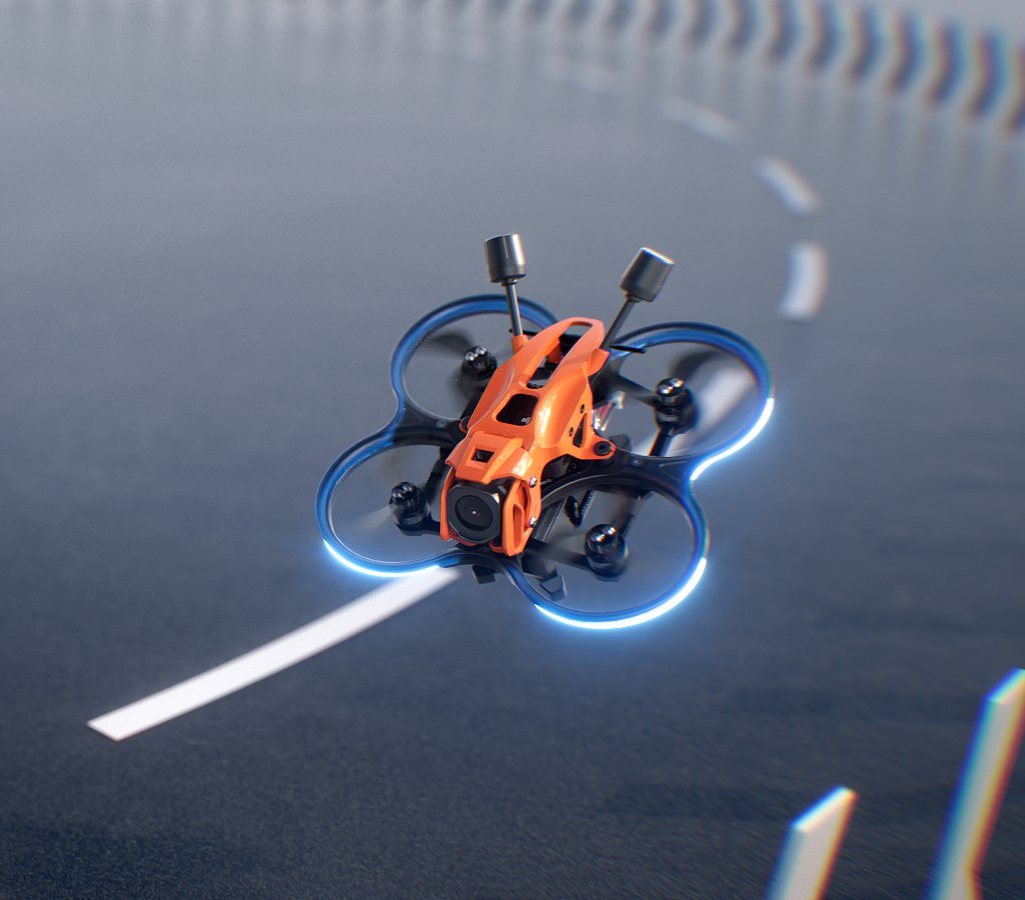 Dron FPV freestyle w locie